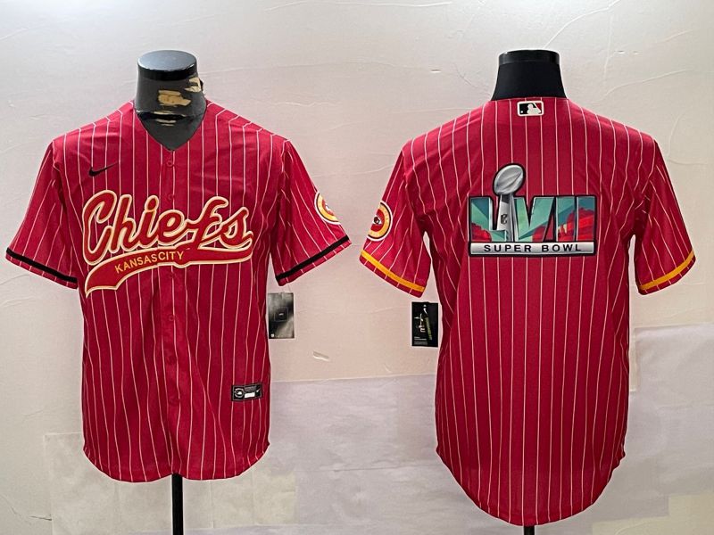 Men Kansas City Chiefs Blank Red Joint Name 2024 Nike Limited NFL Jersey style 2->women nfl jersey->Women Jersey